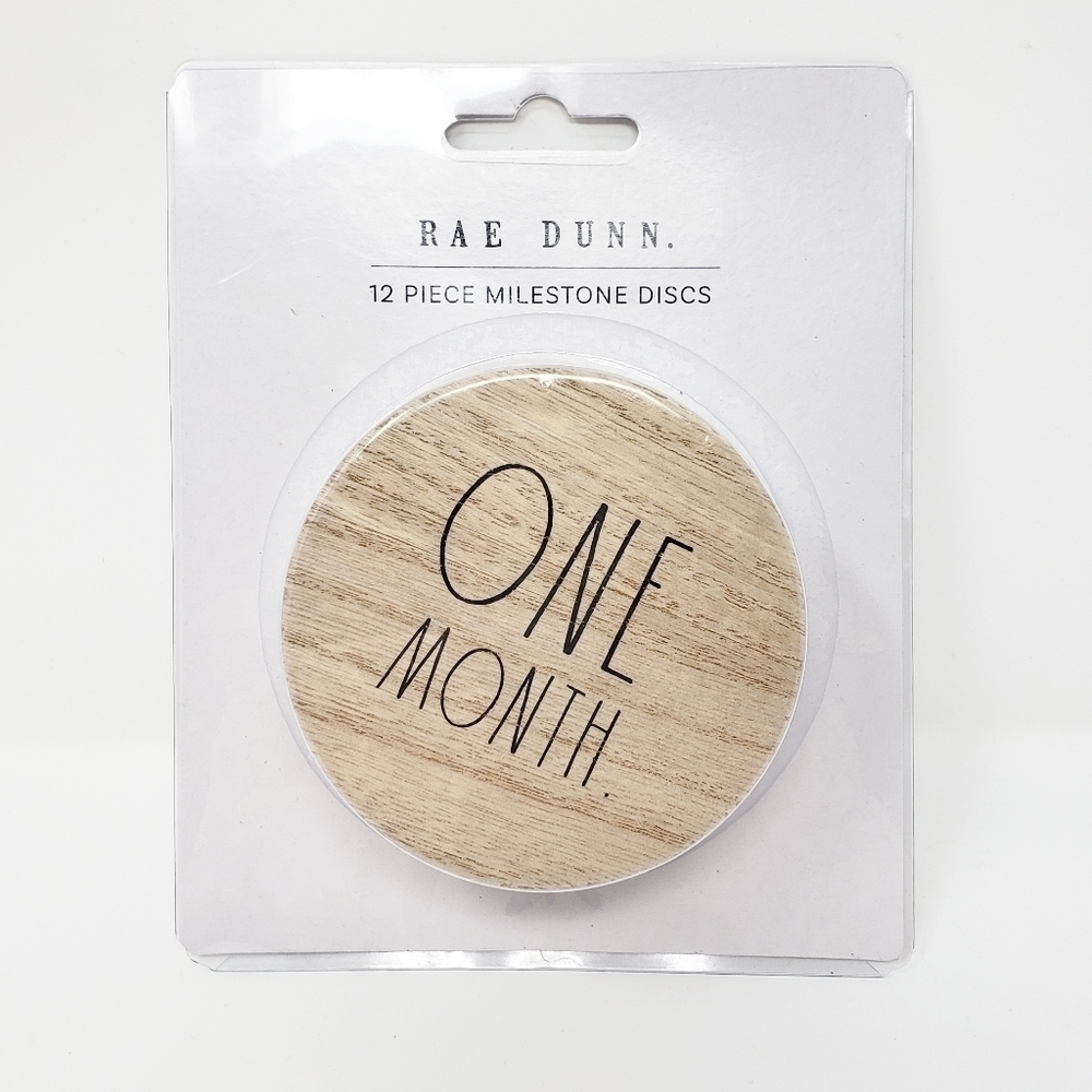 RAE DUNN baby milestone discs